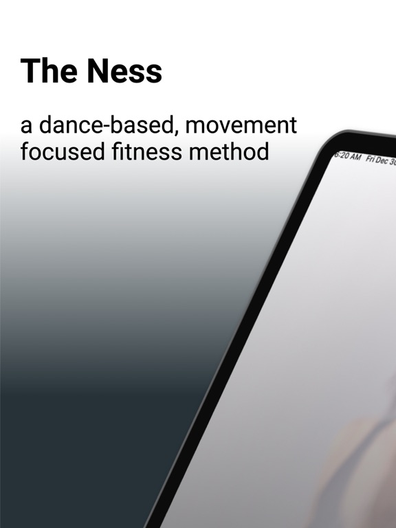 the ness iPad screenshot 1 - Health & Fitness app