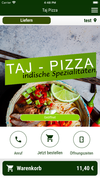 Taj Pizza Screenshot