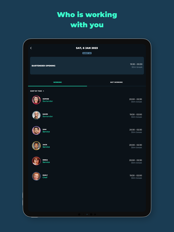 Employee Scheduling by BLEND