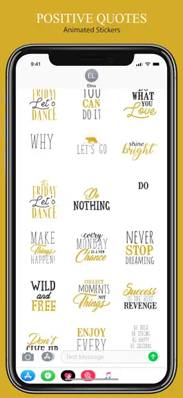 Game screenshot Animated Calligraphy Stickers apk