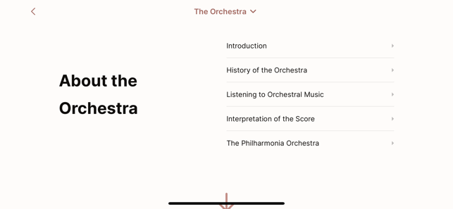 צילום מסך של התזמורת