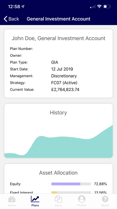 My Platform Screenshot