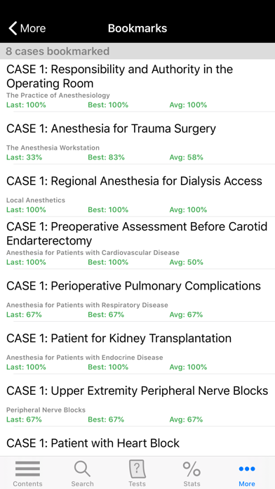 Clinical Anesthesiology Cases Screenshot