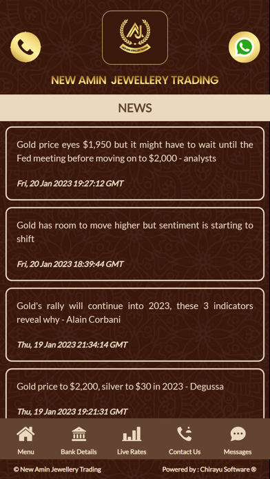 New Amin Jewellery Trading Screenshot