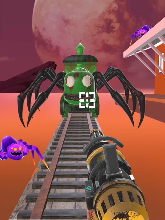 Spider Train Survival Shoot