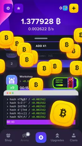 Game screenshot Bitcore: the Crypto idle game mod apk