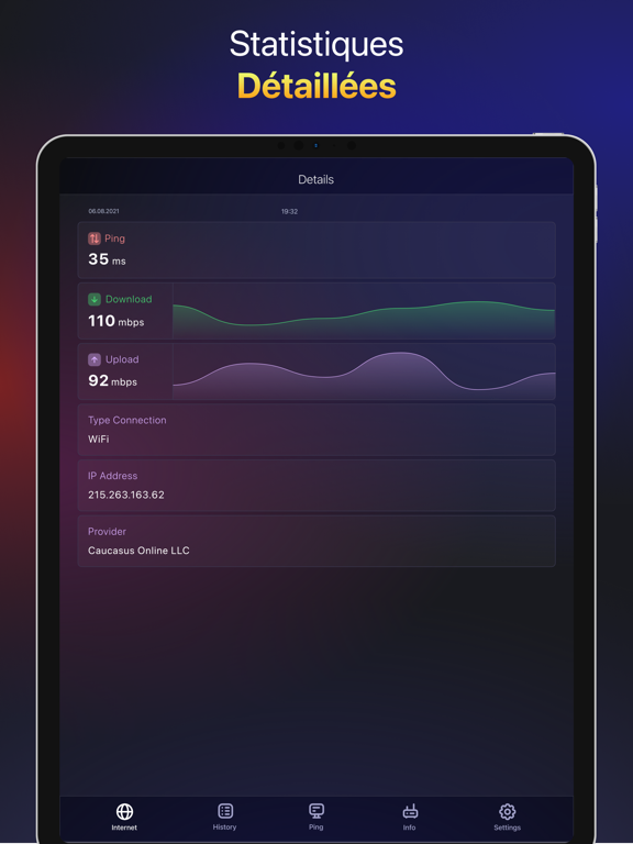 Screenshot #5 pour Speedtest: wifi analyzer