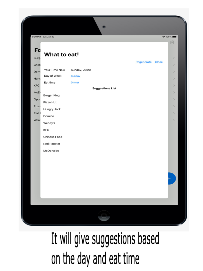 eatSuggester - Food Suggestion