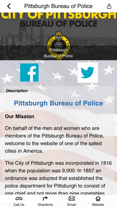 Pittsburgh Bureau of Police Screenshot