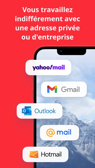 Screenshot #2 pour myMail boite－pour SFR, Laposte