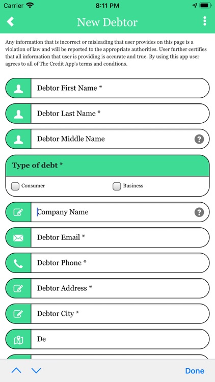 The Credit App