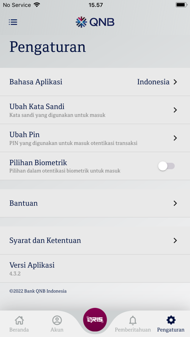 QNB Indonesia Mobile Banking Screenshot