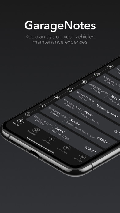 GarageNotes Screenshot