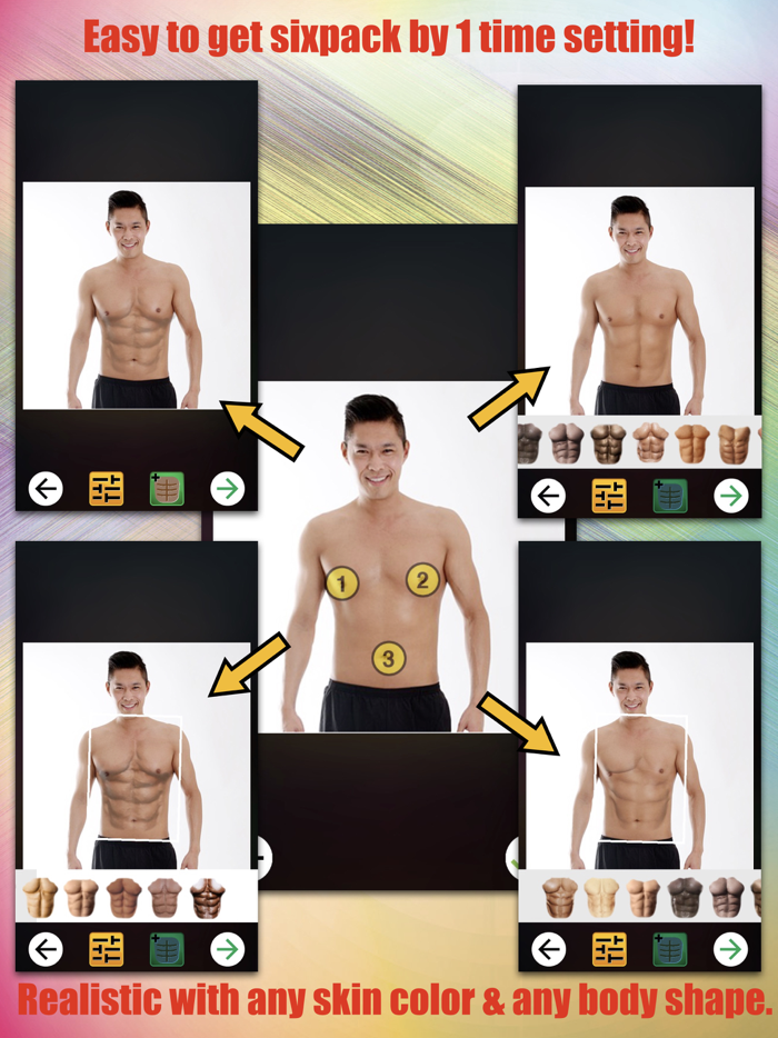 Abs Booth muscle body editor