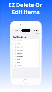 packing list* iphone screenshot 3
