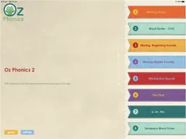 Game screenshot Oz Phonics 2 - CVC, CCVC words mod apk