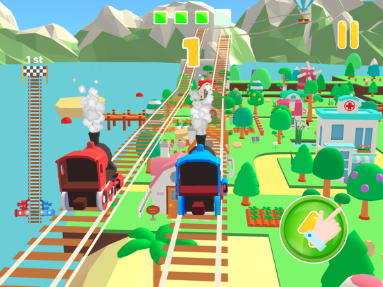 Train Games Racing Car Puzzleのおすすめ画像1