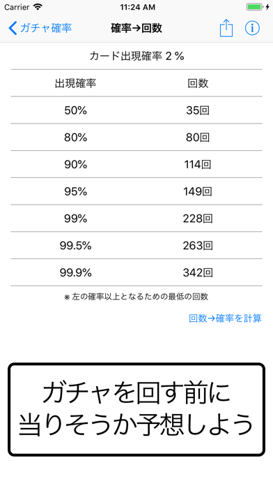 ガチャ確率計算のおすすめ画像1