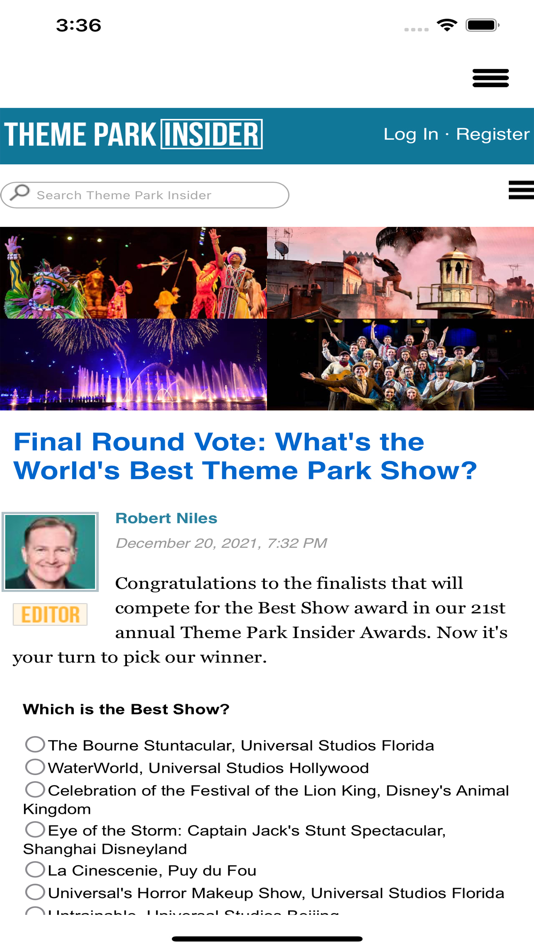 #1. Orlando Ticket World (iOS) بواسطة: DreamZone Media