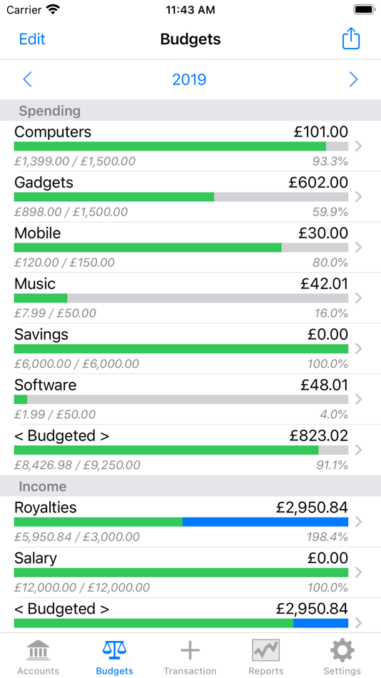 #2. Account Tracker Pro (iOS) 由: Graham Haley