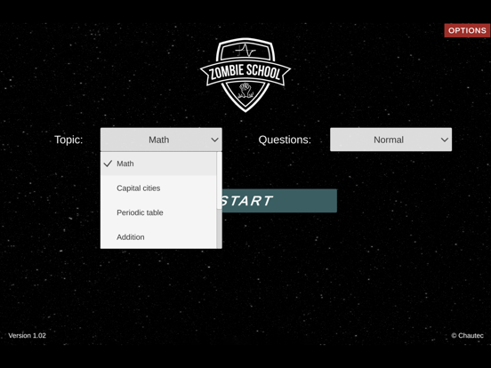 Zombie School - Question Game
