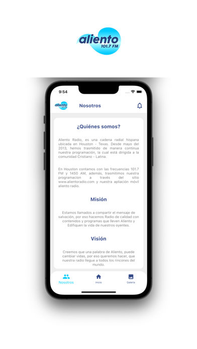 Aliento FM Screenshot