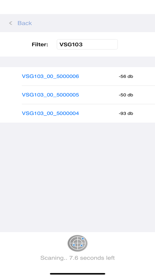 #3. VSG103Setting (iOS) Podle: VITALSIGNS TECHNOLOGY CO., LTD.