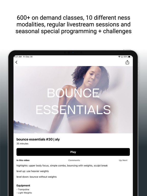 the ness iPad screenshot 4 - Health & Fitness app