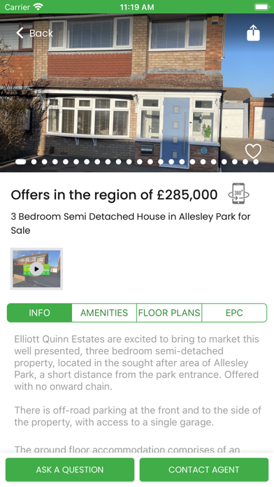 Elliott Quinn Estates Screenshot