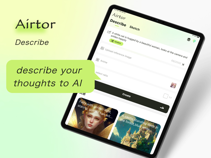 Airtor AI Art Avatar Editor