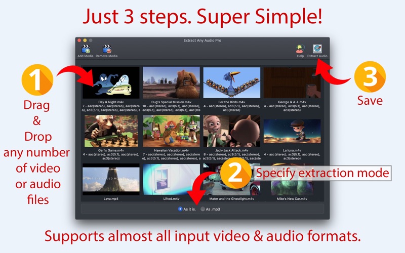 Screenshot #2 pour Extract Any Audio Pro