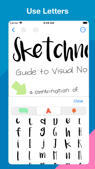 SketchNote, Visual Note Taking screenshot 3
