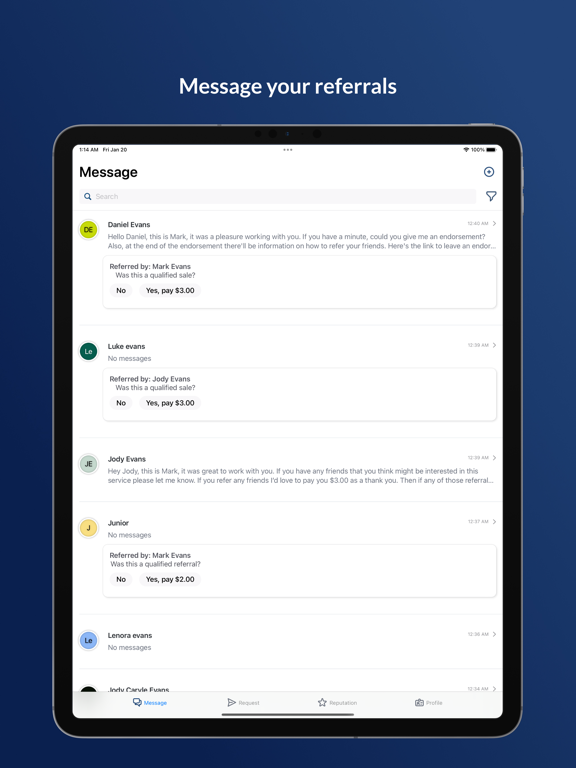 Best Rep iPad screenshot 2 - Business app
