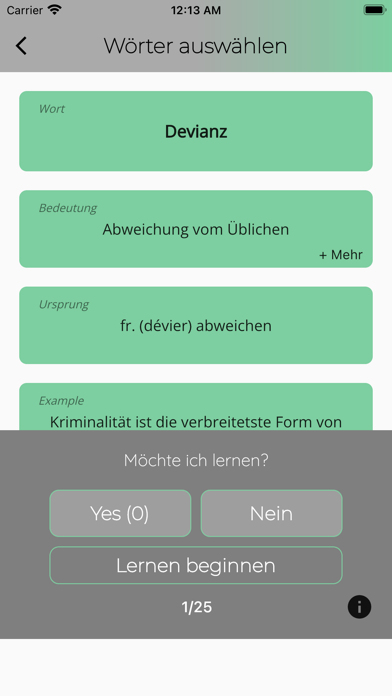 Wortschatz - Bildungssprache Screenshot