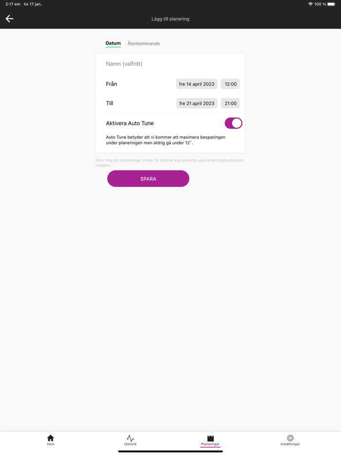 Värmeoptimering Villa