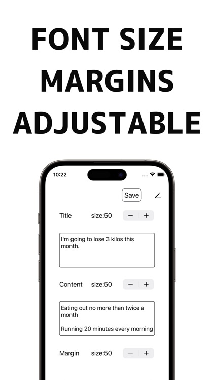 Print your goals on paper