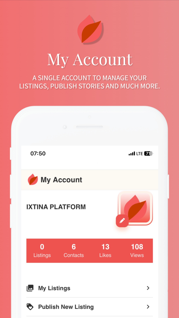 ixtina Buy, Sell  Connect.