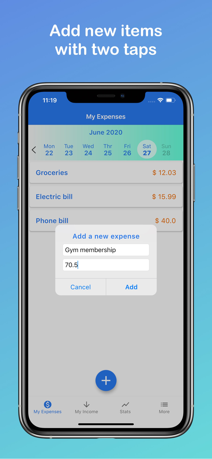 Costy — Expenses Tracker