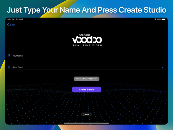 StreamVoodoo Mobile iPad screenshot 2 - Photo & Video app