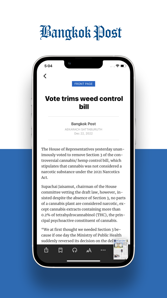 #3. Bangkok Post Epaper (iOS) 由: The Post Publishing Public Company Limited