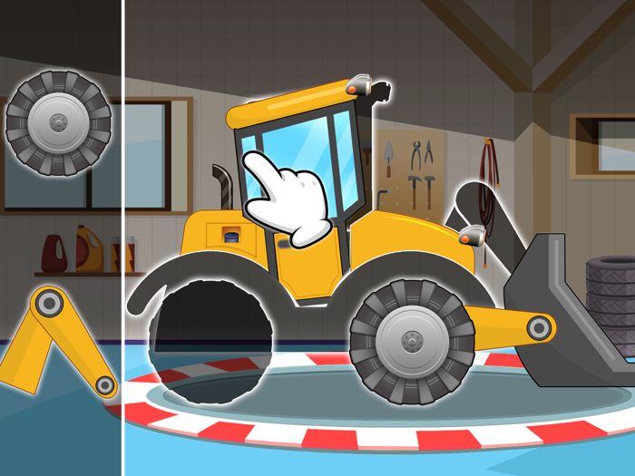 Construct House Building Truck