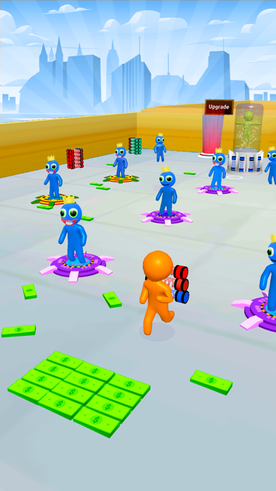 Mergeland Game - merge blue Screenshot