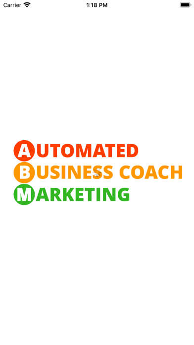 Business Coach Marketing Screenshot