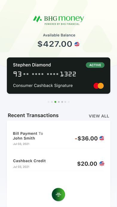 BHG Cards Screenshot