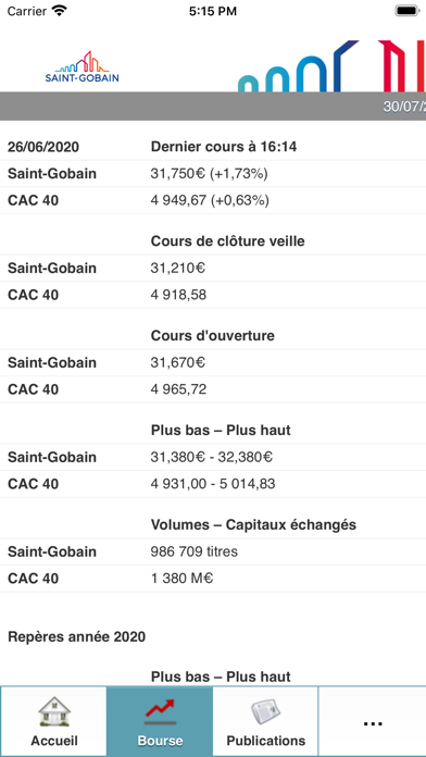 Screenshot #3 pour Saint-Gobain SHAREHOLDER