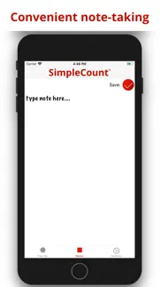 simplecount app iphone screenshot 2