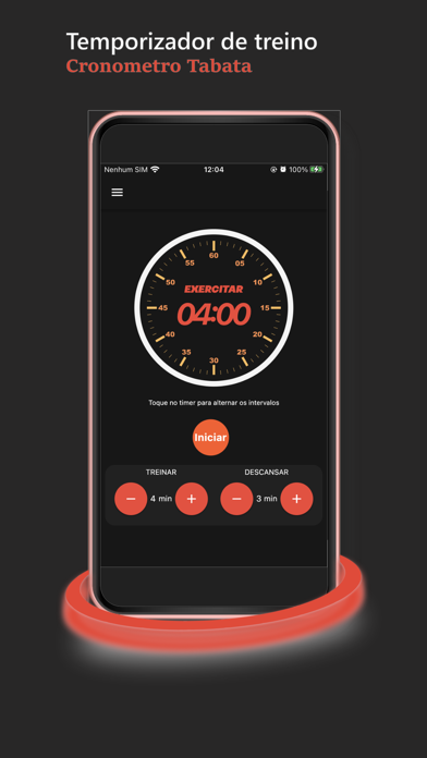 Cronômetro de Treino Tabata Screenshot