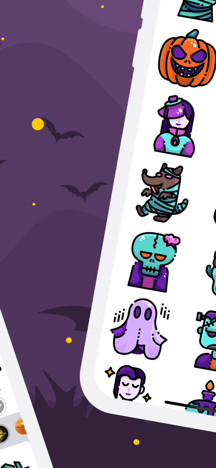 Very Scary Halloween Stickers