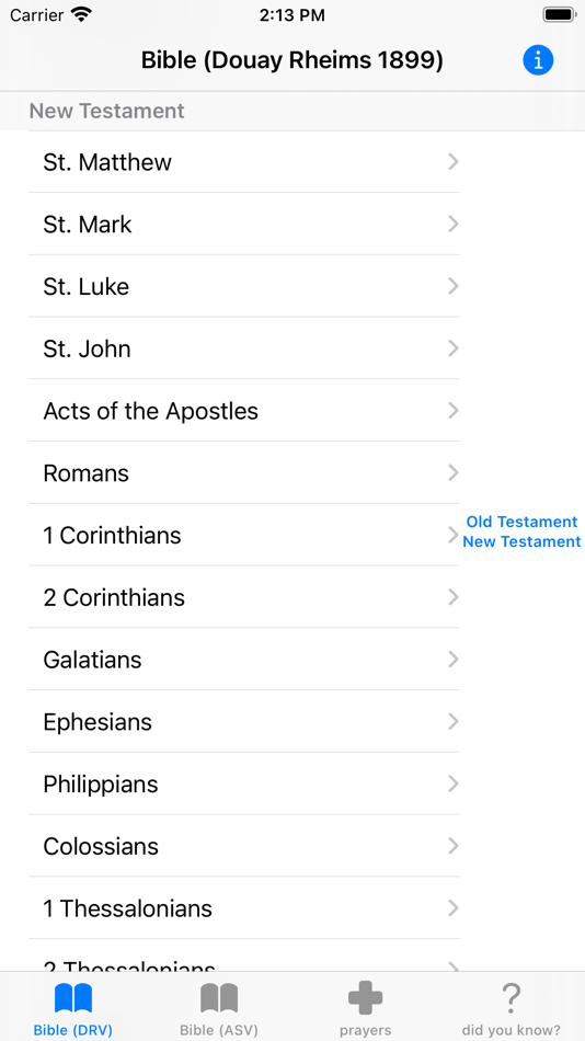 #4. Holy Bible (DRV & ASV) (iOS) 由: Sigma Sky, LLC