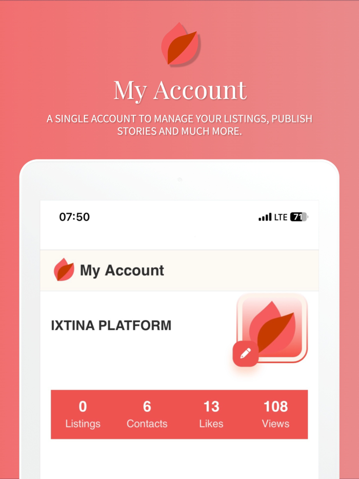 ixtina Buy, Sell  Connect.